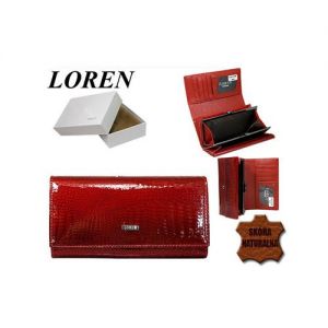 Portfel Damski skórzany 64003-RS czerwony