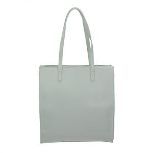 Pastelowa duża torebka na ramię Monnari ze srebrną wstawką BAG W17 2070-008