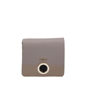 Szara pastelowa szykowna wieczorowa kopertówka Nobo NBAG-C0590-019