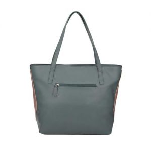 Wyjątkowa różowa torba na ramię Monnari z wstawkami z motywem szarej skóry węża BAG W17 0500-004