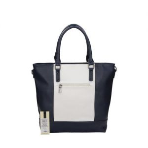 Stylowa granatowo-biała torba Monnari BAG W17 1010-013