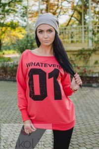 Bluza sportowa z nadrukiem z przodu