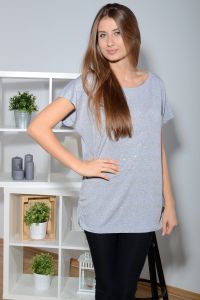 Bluzka luźna z dżetami