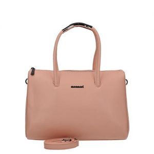 Różowa pastelowa piękna torebka Monnari z paskiem BAG A490-004 J16
