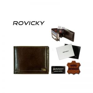 Portfel męski skórzany PC-103-BAR BROWN