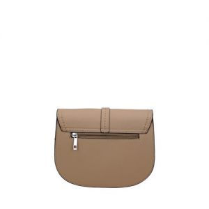 Delikatna mała torebka Be Exclusive na długim pasku w odcieniu taupe 28151 TAUPE-015