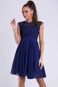 EVA&LOLA SUKIENKA KOBALT 26012-7