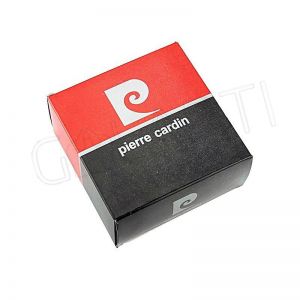 Skórzany elegancki pasek męski Pierre Cardin w odcieniu ciemnego brązu 950/35 CIEMNY BRAZ