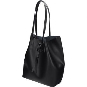 Torebka skórzana SKÓRA 11-020 BLACK