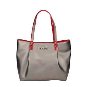 Złota funkcjonalna torba Monnari z czerwonym detalem BAG W17 2140-023