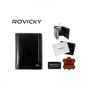 Portfel męski skórzany PC-101-BAR czarny