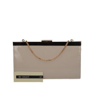 Beżowa torebka wizytowa MONNARI BAG W17 6700-M15