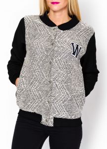 Bluza bejsbolówka litera W