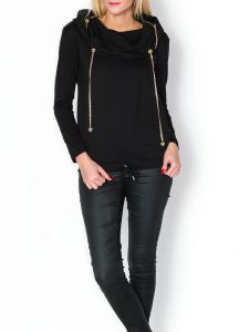 Bluza z kapturem złoty łańcuszek