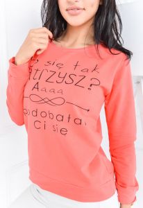 -30% SALE Bluzka nadruk \co się tak patrzysz\