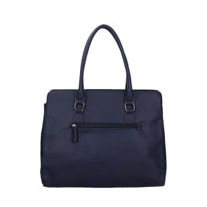 Granatowa duża torba David Jones z paskiem CM 3225 D.BLUE
