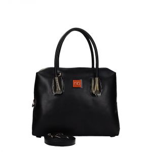 Czarna poręczna elegancka torba NOBO z paskiem NBAG B0530-C020 J16