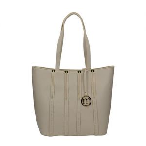 Delikatna klasyczna torba na ramię Monnari ze złotymi prązkami BAG W17 2120-000