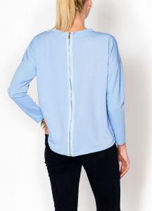 Bluzka oversize zamek na plecach