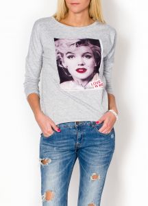Bluzka Marilyn nadruk \love is red\