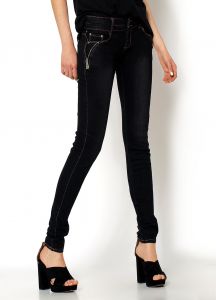 Rurki jeans zip