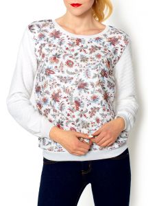 Bluza pikowana floral