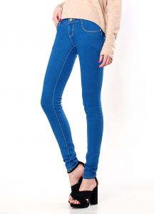 Jeans rurki niebieskie