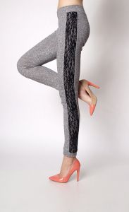 -20% SALE Koronka lampas spodnie modne rurki