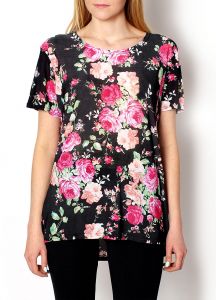 Bluzka floral look