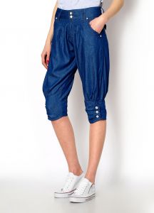 -20% SALE Luźne rybaczki - jeans