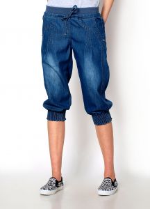 Rybaczki jeans luźny fason