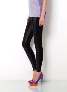 Legginsy getry dwa materiały