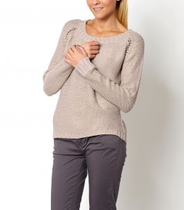 Sweter złota nitka łańcuszki