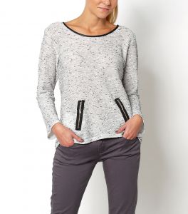 Bluzka cieniowana zip