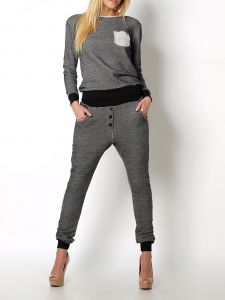 Dzianinowa, sportowa bluza
