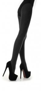 -20% SALE Rajstopy motyw kwiatowy 280DEN